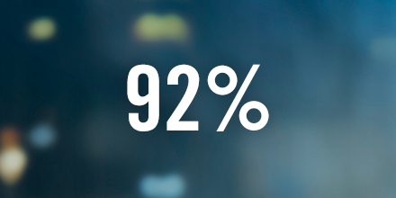 92%